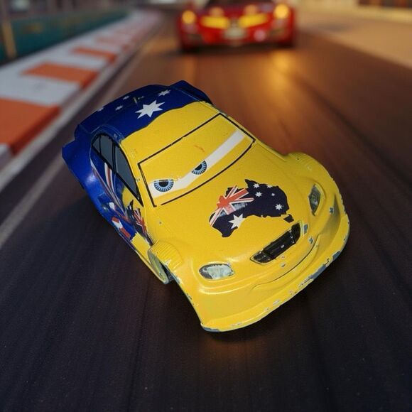 Disney Pixar Cars Australian Frosty Wintebottom Die Cast Race Car 4” A20 - Picture 1 of 5